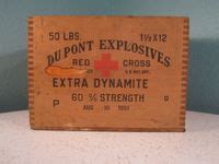 vintage metal mining explosives box|Antique Dynamite Box .